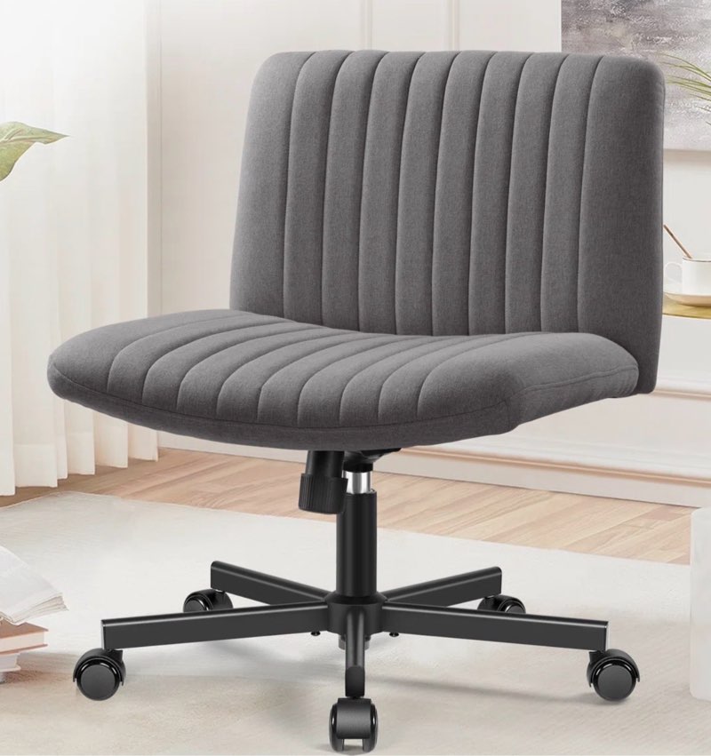 wheeled wide seat leisure office chair