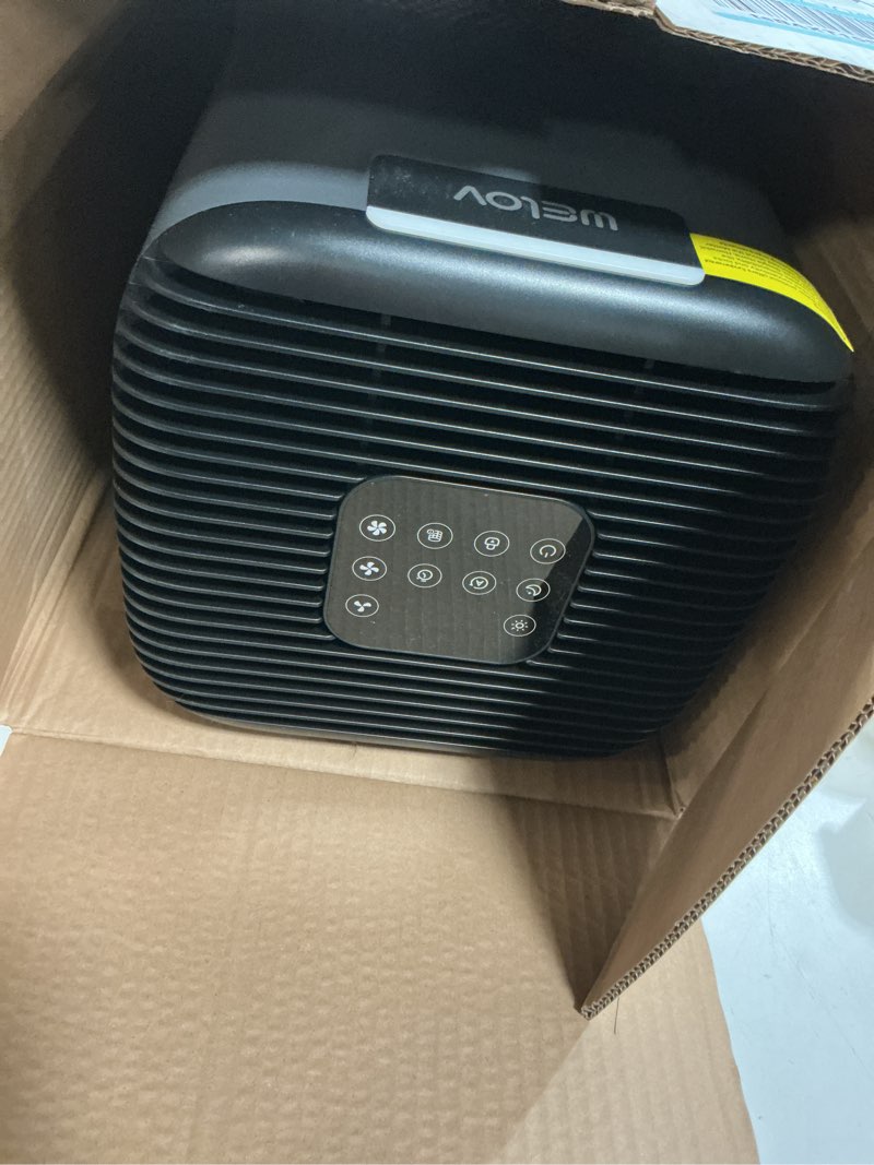 Condition photo showing As Is for WELOV World's 1st Matter Smart Air Purifier, Air Purifiers for Home Covers 1570 Ft², 99.997% Filtration Efficiency of Particles 0.1-0.3 ?m, H13 True HEPA PM2.5 Monitor, Sleep Mode, Dimmable Lighting 2 - P200 Pro Grey