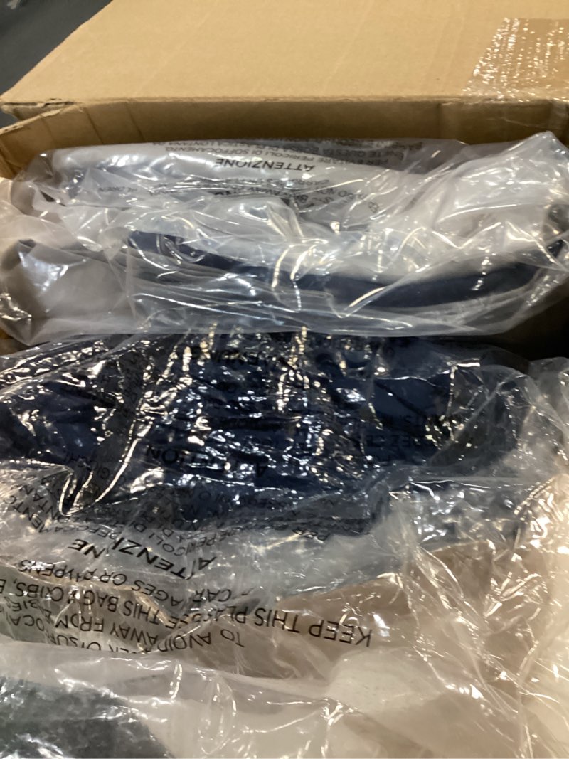 Condition photo showing Good Condition for Bedsure California King Comforter Set - 7 Pieces Reversible Navy Bedding, California King Size Bed Set for All Seasons, Bed in a Bag with Down Alternative Comforter, Sheets, Pillowcases & Shams California King 03 - Navy