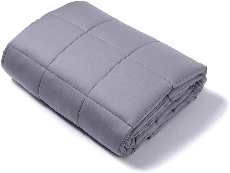 blanket for adults (grey) cooling heavy blanket for sleeping perfect