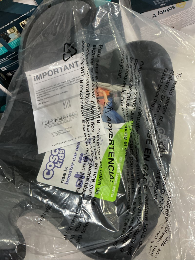 Condition photo showing Good Condition for cosco rise lx booster car seat  fossil black