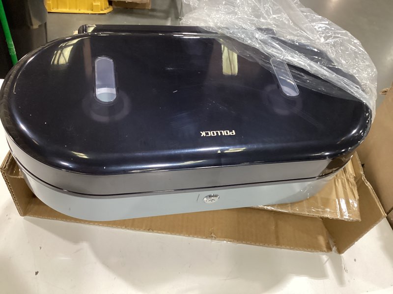 Condition photo showing Good Condition for commercial twin jumbo toilet tissue dispenser, 9” double toilet paper roll holder wall mount, industrial tissue dispenser with key lock,tissue holder with dual dispenser for bathroom,office,school