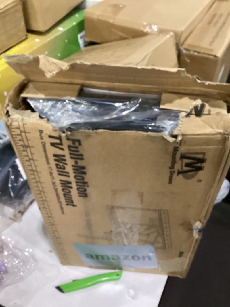 Condition photo showing Good Condition for Mounting Dream TV Wall Mount for 32-65 Inch Television,Mount with Swivel and Tilt, Full Motion Bracket with Articulating Dual Arms, Fits 16inch Studs, Max VESA 400X400 mm, 99lbs, MD2380 For 32" to 65" TVs, 16" Studs