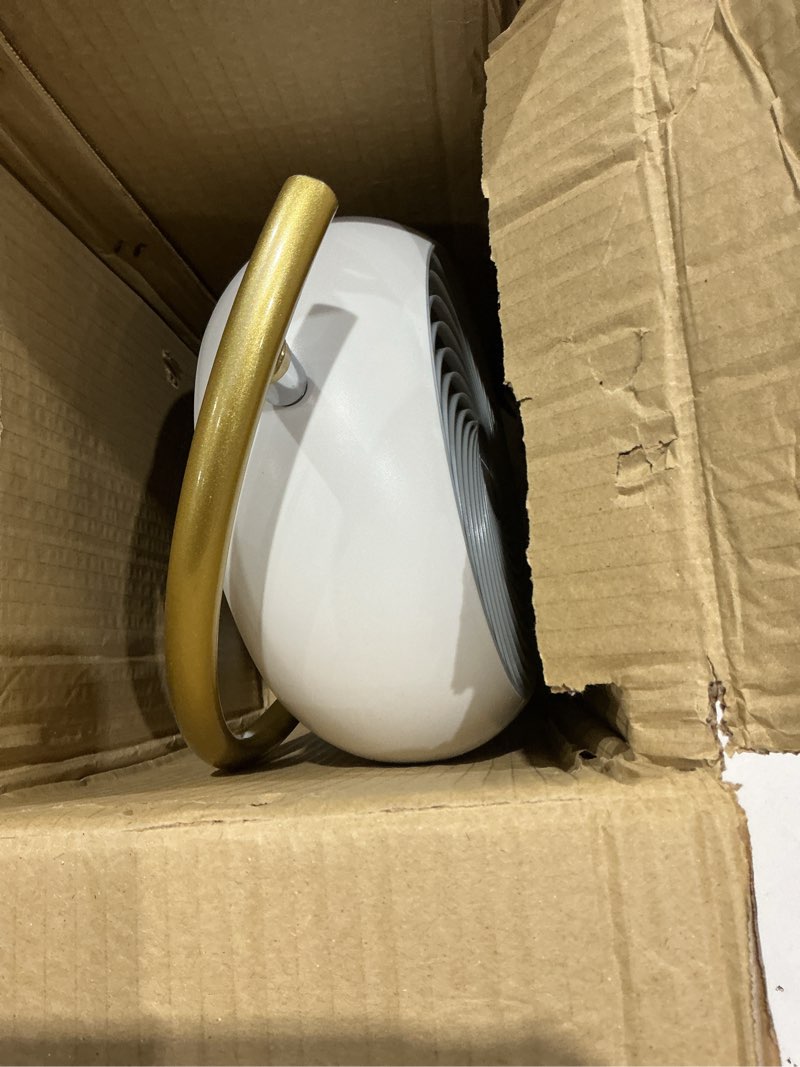 Condition photo showing As Is for desk fans for bedroom with light, 16 inch table air circulator fans with ring bracket, oscillating fan for whole room, 70° vertical and 100° oscillating, 3 speeds, 28db quiet, for home,office,beside