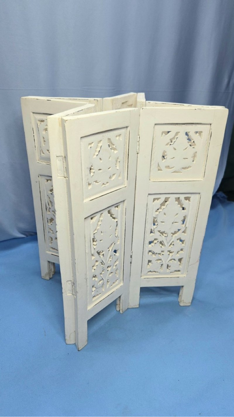 Carved Wooden Table Base Folding Asian Square Octagon