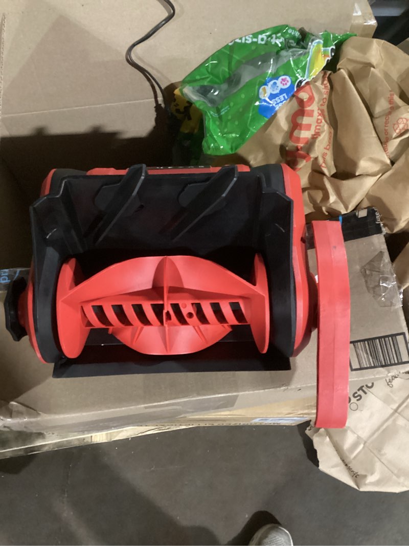 Condition photo showing Good Condition for SIMILAR TO STOCK PHOTO.. SKIL PWR CORE 40 Brushless 40V 20 in. Single Stage Snow Blower Kit, 30'ft Throwing Distance, Includes 6.0Ah Battery and Charger- SB2001C-10 red