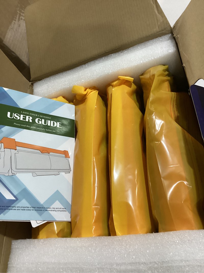 Condition photo showing As Is for E-Z Ink Pro TN760 TN-760 TN730 TN-730 Toner Cartridge Replacement for Brother tn760 TN-760 to Use with HL-L2350DW HL-L2370DW HL-L2390DW HL-L2395DW MFC-L2710DW MFC-L2750DW Printer(4black)