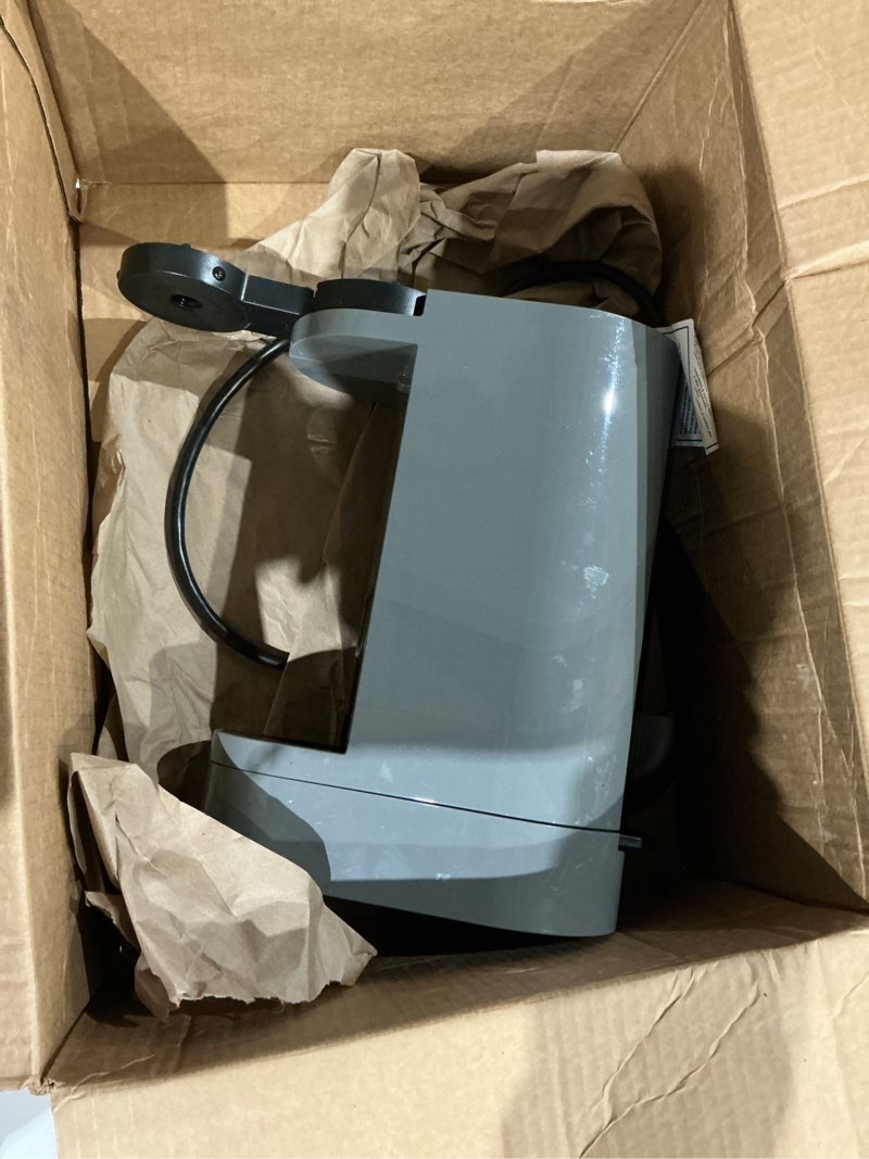 Condition photo showing As Is for de'longhi nespresso vertuo plus coffee and espresso maker by de'longhi, grey with aeroccino milk frother machine + frother gray