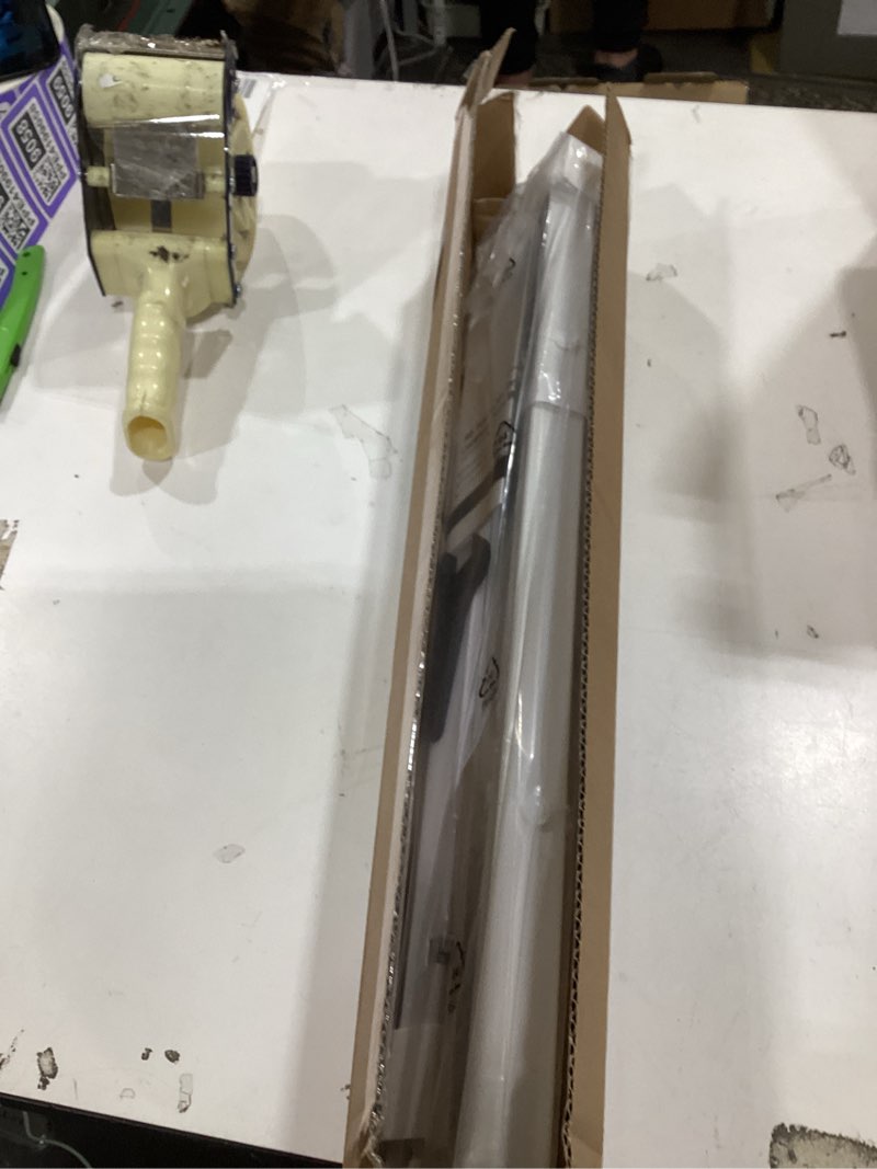 Condition photo showing New/Like New for lazblinds no tools no drill 1" vinyl mini blinds, cordless blinds for windows, light filtering horizontal window blinds & shades, 21" w x 64" h, white cordless-white 21" w x 64" h