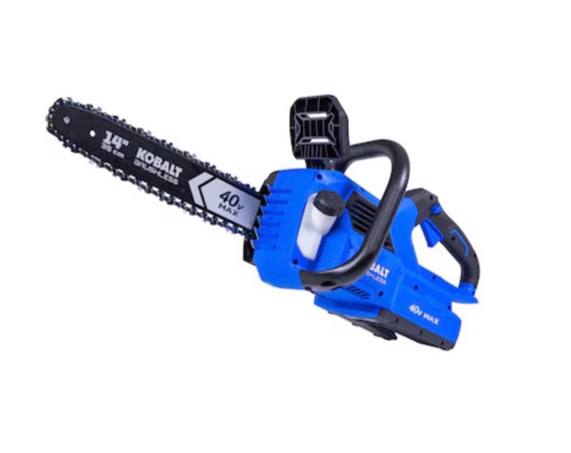kobalt gen4 40-volt 14-in battery 4.0 ah chainsaw