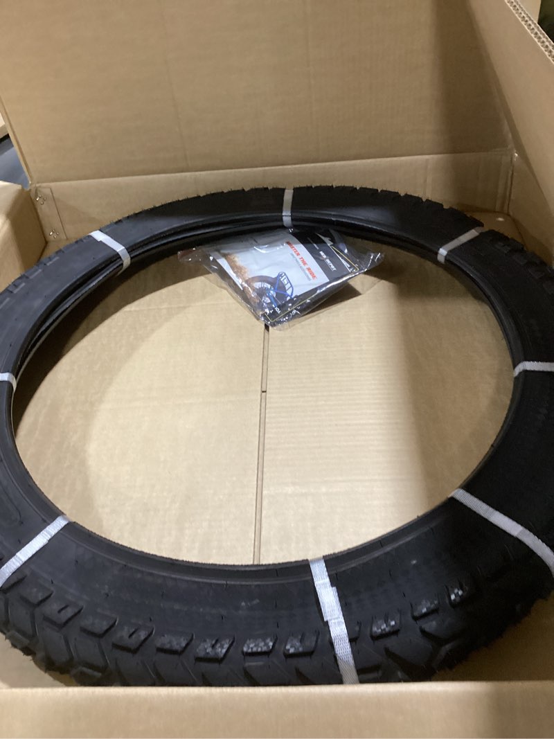 Condition photo showing New/Like New for Allscape 26x4.0 Fat Bike Tires – Heavy Duty All-Terrain 26 Inch Tires for Ebikes, MTB & Mountain Bikes, Durable Directional Tread for Snow, Sand & Trail – 2 Pack – USA Customer Support 26 x 4" Tire Qty 2 - Silver Logo