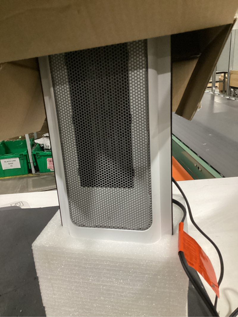 Condition photo showing New/Like New for comfort zone space heaters for indoor use, 26 inch, remote control, thermostat, 24h timer, 50 degree oscillation, portable room heater, bedroom heater, safety overheat protection, 1500 watt, white
