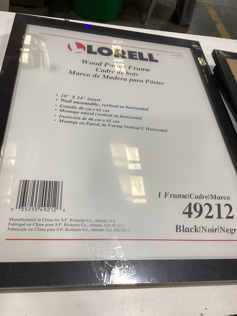Condition photo showing As Is for lorell wide frame, 18 x 24 (49212)