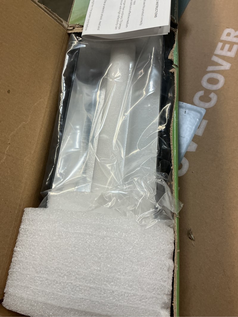 Condition photo showing New/Like New for LUCKY HERP T5 Reptile Light Fixture Combo Kit 24W (New Upgrade), UVB Reptile Light Fixture with Desert UVB 10.0 22" Fluorescent Tube, UVA UVB Reptile Light for Lizard, Bearded Dragon, Tortoise T5 Reptile Light Fixture T5 Reptile Light Fixture 24W