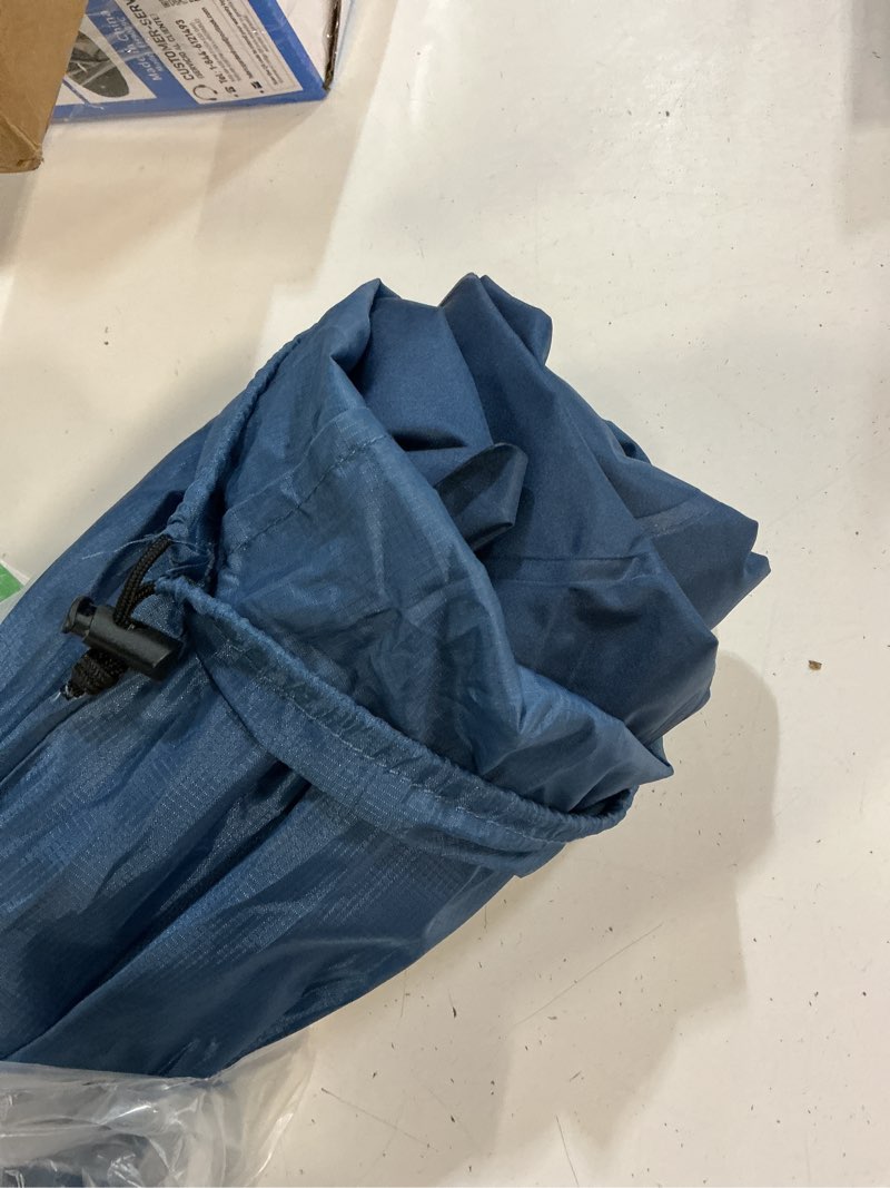 Condition photo showing New/Like New for moxils sleeping pad, ultralight inflatable sleeping pad for camping, built-in pump, ultimate for camping, hiking, airpad, carry bag, repair kit, compact & lightweight air mattress(blue)