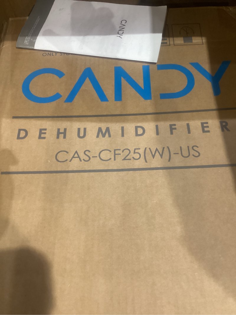 Condition photo showing New/Like New for Candy 4500 Sq.Ft Dehumidifier for Basement,80 Pints Dehumidifiers for Home,Continuous/Sleep/Auto Mode,1.35 Gal Water Tank with Drain Hose,Portable & Wifi for Large Room,Bedroom,Bathroom,Garage,Laundry