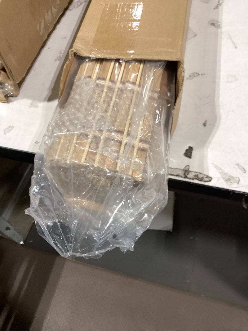 Condition photo showing Good Condition for lazblinds no tools no drill cordless bamboo roman shades, light filtering window treatment, roll up bamboo blinds for windows 36'' w x 64'' h, natural 306 light filtering-natural306 36" w x 64" h