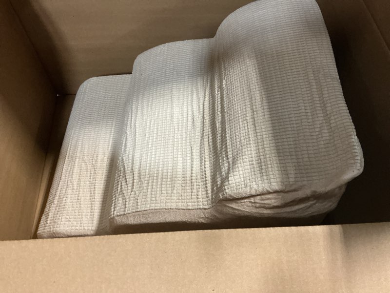Condition photo showing As Is for Dog Stairs for Small Dogs,3 Step Dog Ramp for Couch and Bed,Pet Stairs with Non-Slip Bottom for Old Cats,Indoor Pet Steps,Comfort,Durable,15.4" H Beige 3 21.6"D x 15.4"W x 15.4"H