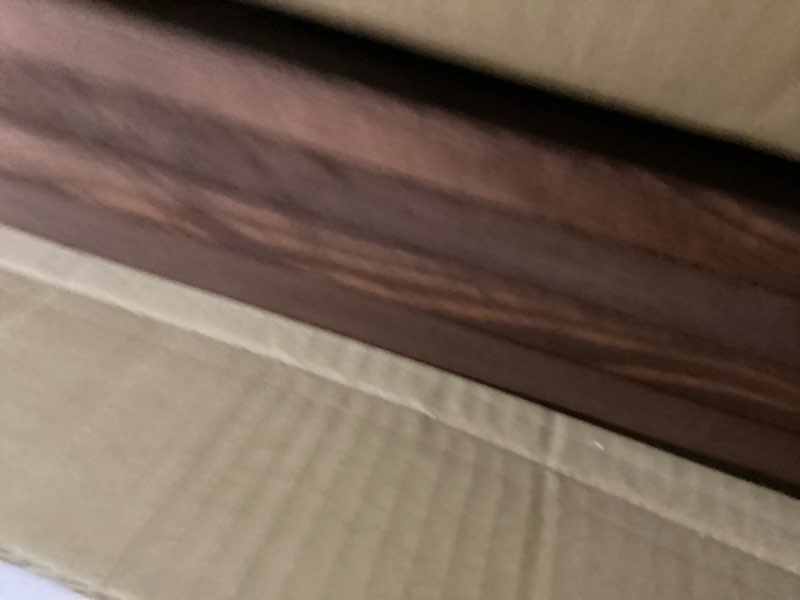 Condition photo showing As Is for 4 Panel Room Divider Folding Privacy Screen,5.6 FT Tall Double Faced Panel Screen,Blackout Panel Divider for Room Seperation,Plain Landscape Plain Landscape 4 Panel