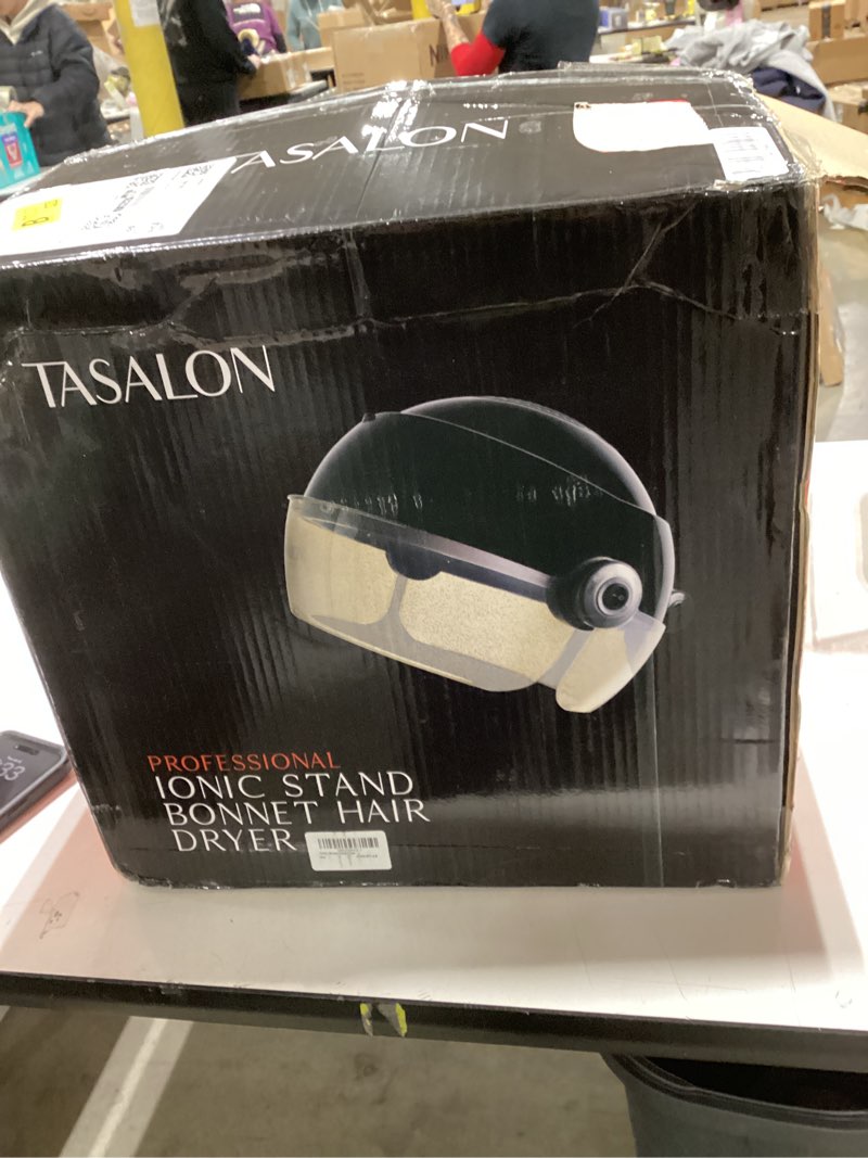 Condition photo showing As Is for Professional ionic stand bonnet hair dryer 