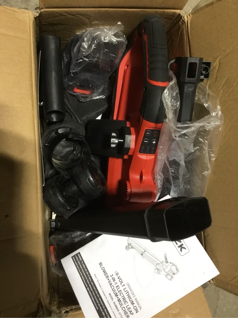 Condition photo showing Good Condition for mzk 40v cordless leaf blower vacuum mulcher 3-in-1