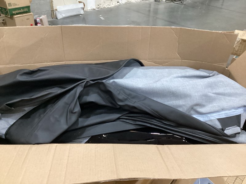 Condition photo showing As Is for coverland custom car cover waterproof all weather for 2010-24 chevy camaro lt, ls, rs, ss, weatherproof car covers for automobiles, rain, sun protection, full exterior covers, stripe(gray/black) 11. chevy camaro lt, ls, rs, ss 2010-2024 gray / black (stripe)
