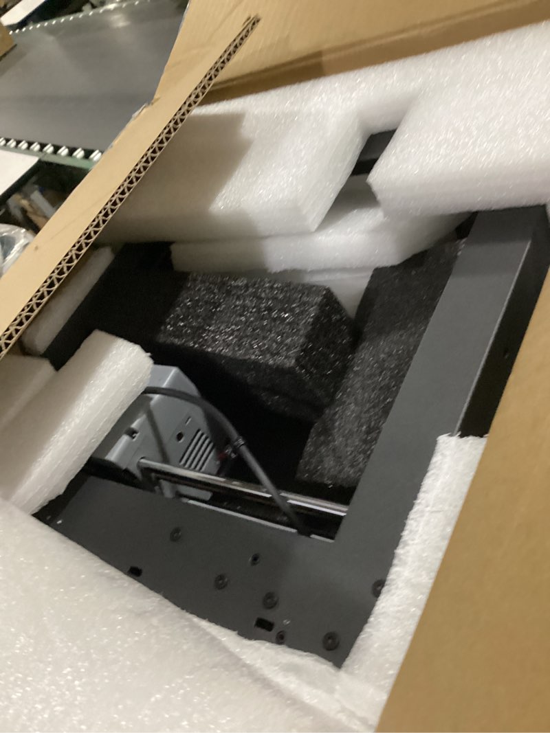Condition photo showing As Is for flashforge adventurer 5m 3d printer, 600mm/s high-speed, 1 click fully auto leveling, upgraded direct extruder quick detachable 280°c nozzle, dual-sided pei coating plate, print size 220x220x220mm