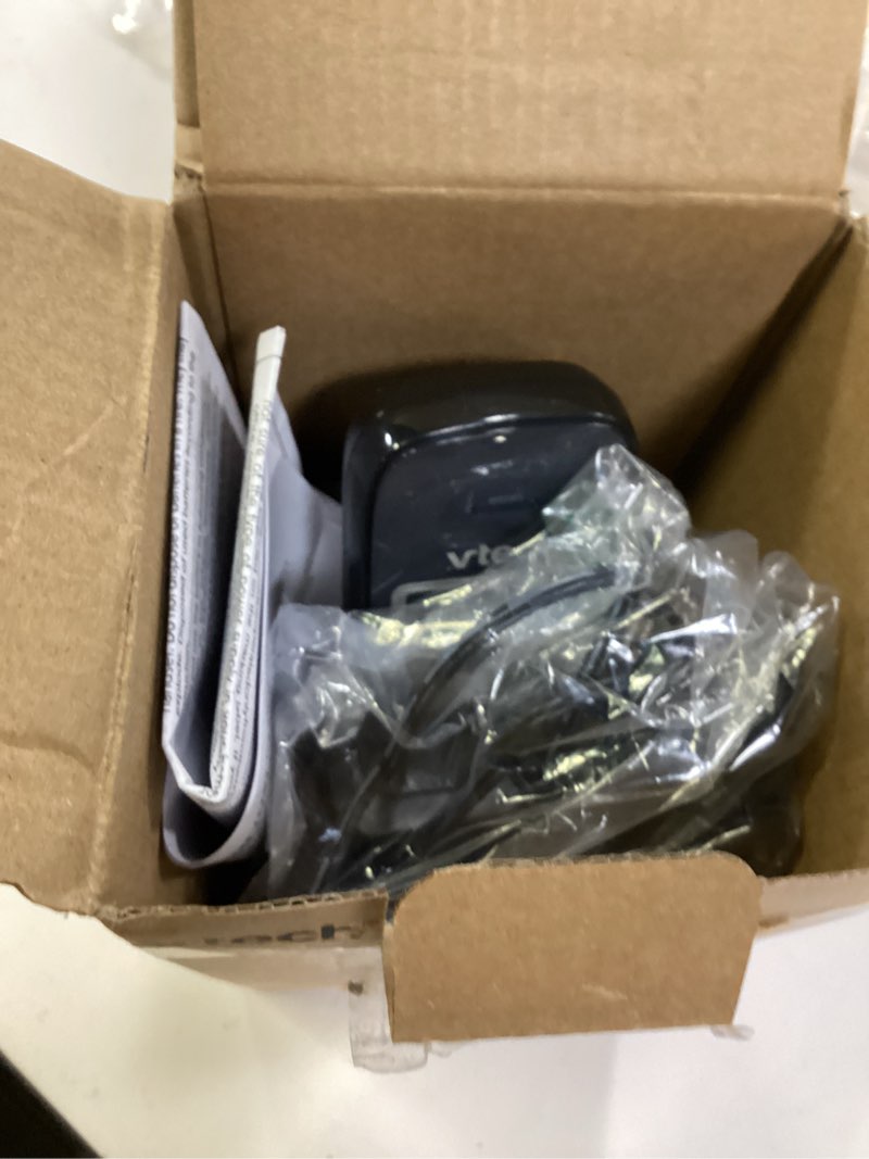 Condition photo showing New/Like New for vtech cordless phone with dect 6.0, full-duplex speakerphone, lighted display, backlit keypad, caller id/call waiting, volume control, hearing aid compatible, wall mount | vg131-11 (black) black without answering machine