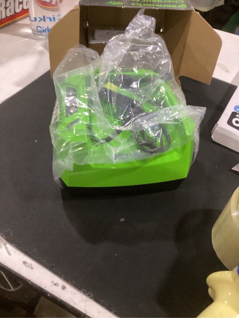 Condition photo showing Good Condition for greenworks pro 80v lithium ion single port rapid battery charger gch8040 80v rapid charger