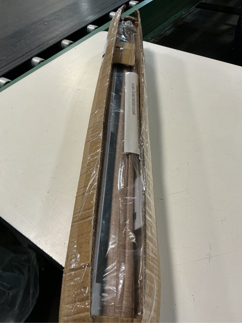 Condition photo showing Good Condition for lazblinds no drill cordless roman shades for windows, 21" w x 60" h, sunset | tool-free blackout thermal insulated uv blocking window blinds, lightweight fabric blinds for indoor windows sunset 21" w × 60" h