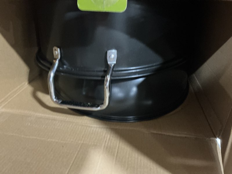 Condition photo showing As Is for KITESSENSU Extra Large Roasting Pan with Lid - Nonstick Turkey Roaster Pan with Rack 18.5 x 14.5 Inch - Heavy Duty Covered Roasting Pot - All Ovens Fit & Dishwasher Safe, Gray
