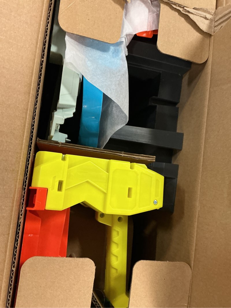 Condition photo showing Good Condition for Hot Wheels City Ultimate Garage Track Set with 2 Die-Cast Toy Cars & Car-Eating Dragon, Stores 50+ Vehicles, 4 Levels