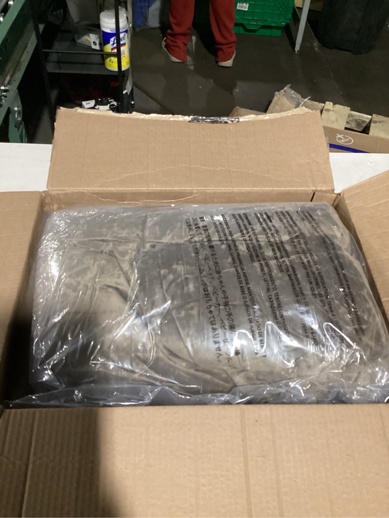 Condition photo showing As Is for Similar to RECYCO Luxury Velvet Quilt Set King Size Bedding Sets, Ultra Soft Velvet Comforter Set, Lightweight Channel Box Stitch Oversized Bedspread Coverlet for All Season, with 2 Shams, Mocha Brown King/Cal King (108\" x 92\") Mocha Brown