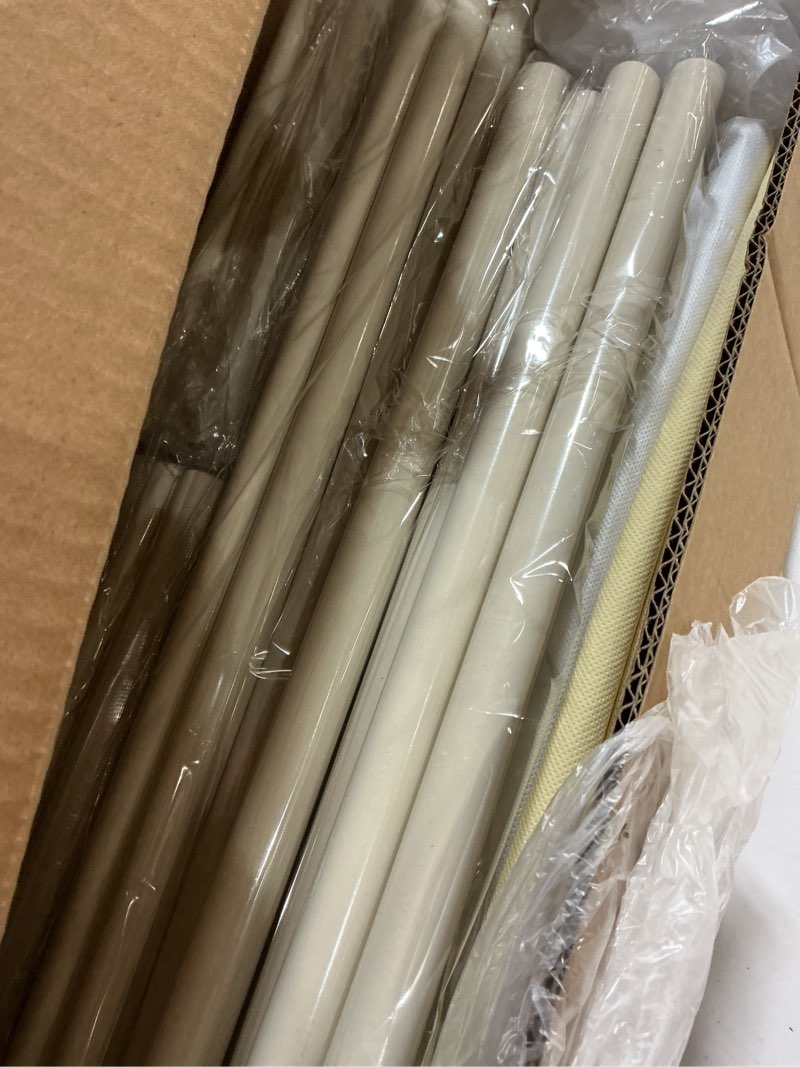 Condition photo showing Good Condition for portable closet,garment rack,heavy duty clothes rack with cover,wardrobe closet with 1 hanging rods, 2 storage shelves,27.5" l x 17.7" w x 67.7" h,pale yellow pale yellow-a 27.5" l
