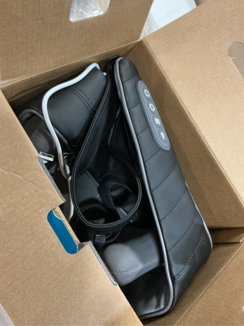 Condition photo showing As Is for COMFIER Cordless Neck Shoulder Massager with Heat, Shiatsu Neck Back Massage for Pain Deep Tissue, 4D Kneading, Gifts for Dad Mom Classic Black