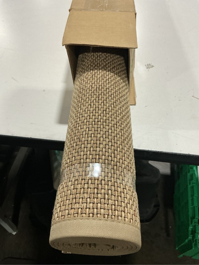 Condition photo showing Good Condition for DEXI Ultra Thin Entryway Indoor Door Mat 32x48, Non Slip Rubber Backing Inside Entry Mat, Low Profile Easy Clean Dirt Trapper Doormat for Inside Entrance Patio, Beige 2'8" x 4' (Rectangular) Beige