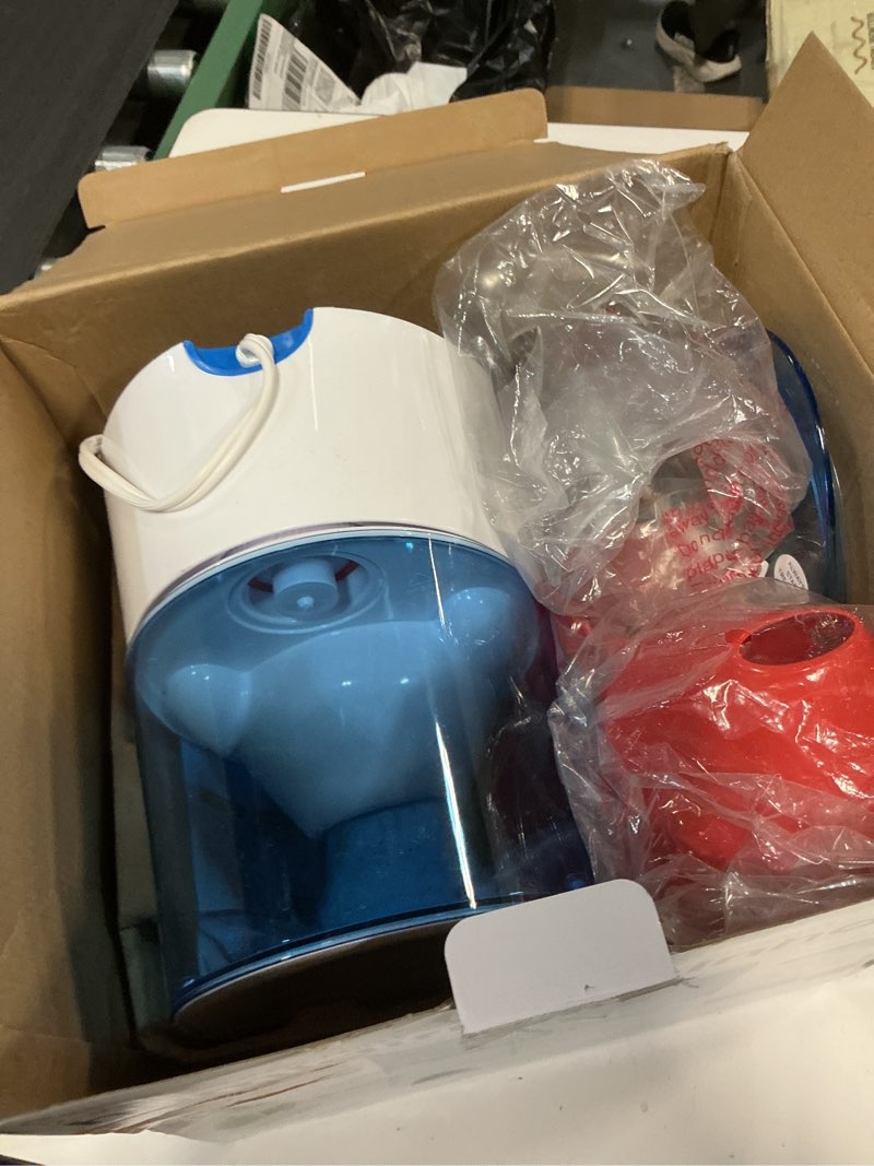 Condition photo showing As Is for Crane Steam Inhaler & Warm Mist Humidifier, 0.5 Gallon, Humidifier FSA Eligible, Blue & White, Ideal Humidifiers for Bedroom, Sinus Inhaler, Vaporizer HSA, Vaporizer For Congestion