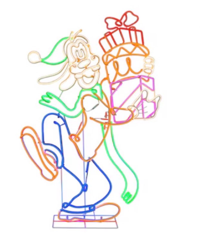 disney 53.15-in lighted ornaments