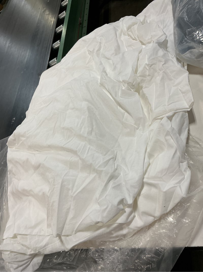 Condition photo showing Good Condition for organic crisp percale duvet cover, king/cal king, white