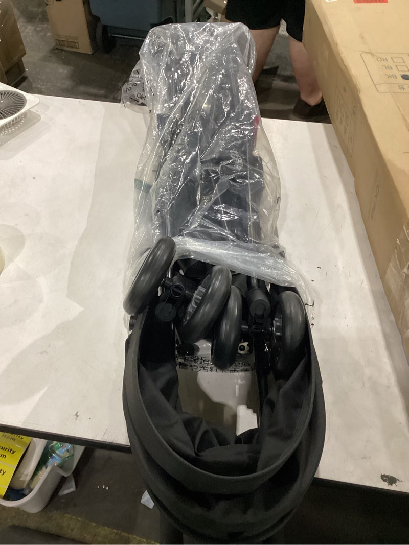Condition photo showing New/Like New for baby portable stroller, cool kids lightweight travel stroller with carrier for walking, shopping, and playgrounds