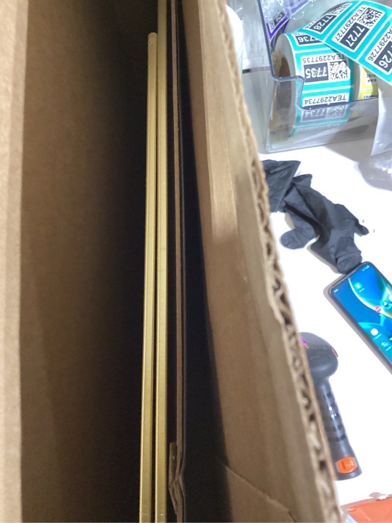 Condition photo showing Good Condition for upsimples 16x24 Picture Frame Gold 3 Pack, Scratch-Proof Poster Frames 16 x 24 for Photo Gallery - Slide-In Strips, Horizontal or Vertical Wall Mounting Gold 16x24