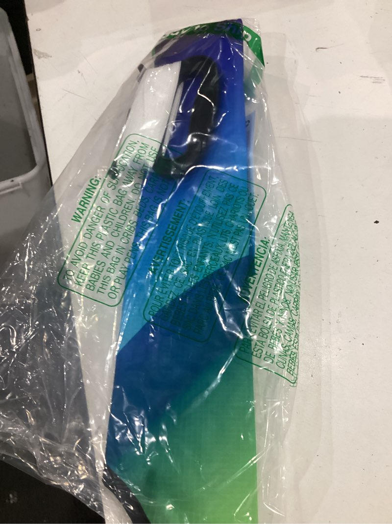 Condition photo showing Good Condition for joyin large delta kite gradient rainbow, easy to fly huge for kids and adults with 328ft string, large delta beach kite for outdoor games and activities