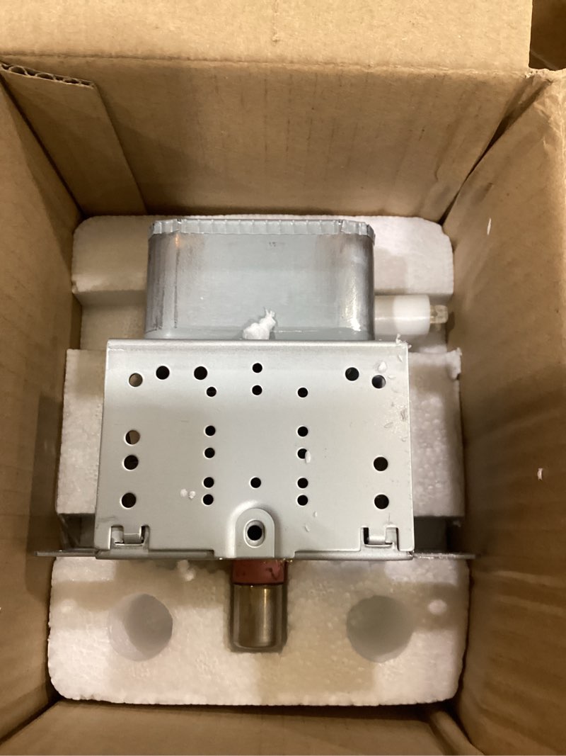 Condition photo showing As Is for om75p-21-esgn microwave magnetron compatible with samsung microwave me smh series, magnetron replaces following parts om75p-21-esgn, ap4502427, ps4251316,passed oem test