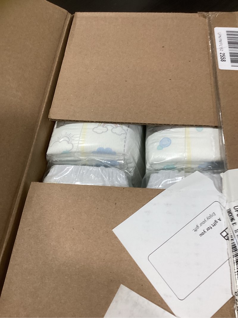 Condition photo showing New/Like New for pampers swaddlers diapers, size 3 (13-26 lbs), 168 count, absorbent, keeps baby dry and comfortable, skin safe disposable baby diaper size 3 168