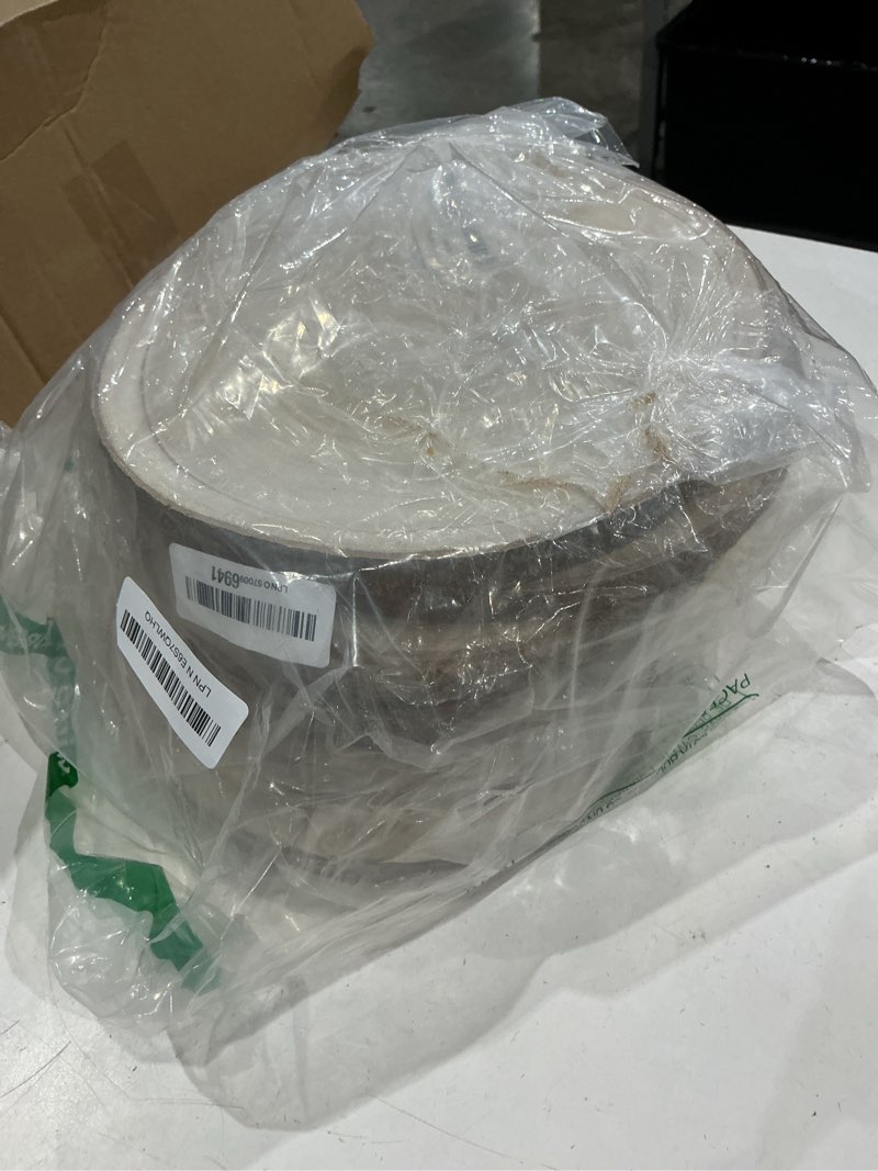 Condition photo showing Good Condition for 8 pcs large unfinished wood slices, 9-10 inches wood slabs for centerpieces natural wooden circle, diy wood centerpieces for tables wedding party door sign decor 9" - 10"