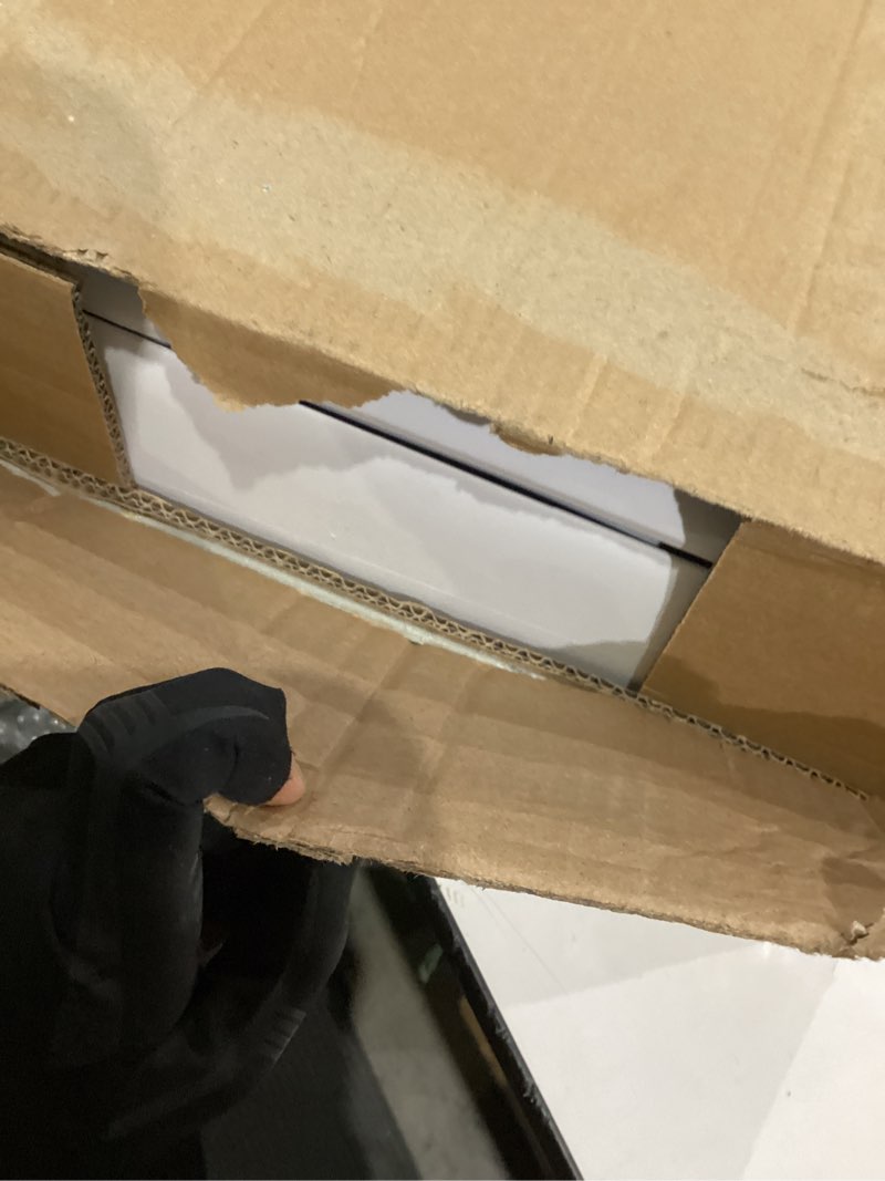 mopall dog proof trash can with lid, 3.3 gallon slim bathroom garbage bin with inner bucket, fits standard 4 gallon bags, odor sealing diaper pail for nursery, modern white waste basket, 6.9" wide