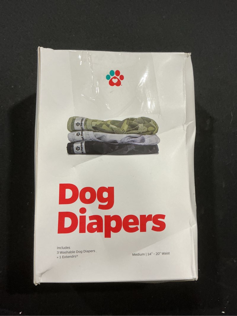 Condition photo showing Good Condition for Pet Parents® Washable Dog Diapers (3pack) + Extendrs® of Durable Doggie Diapers, Premium Dog Diapers