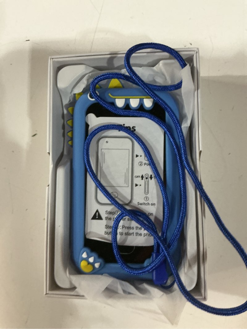 Condition photo showing Good Condition for lapare kids phone for boys, touchscreen toy phone with dual camera, music & games, pretend learning toy phone for toddler with 32gb sd card blue