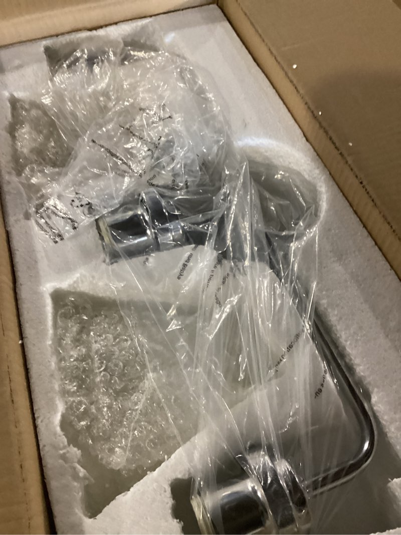Condition photo showing New/Like New for andy star vanity lights for bathroom 3 light - chrome bathroom light fixtures with clear cone-shaped glass, polished modern geometric design wall lights for hallway, bedroom, e26 base (no bulbs) chrome 3-light