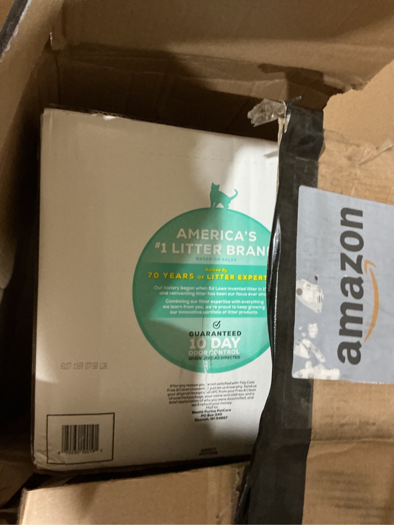 Condition photo showing Good Condition for purina tidy cats free and clean unscented cat litter - 38 lb. box 38 pound (pack of 1)